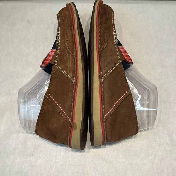 Ariat Cruiser Womens Slip On Shoes Sz 7 Comfort Casual Brown Leather Stripe Inse - Picture 5 of 9